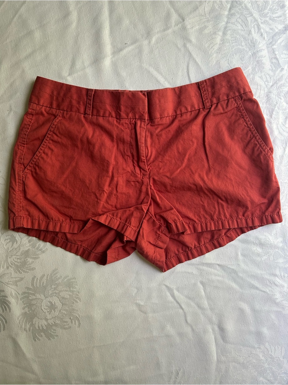 J.Crew Women's Red Casual Cotton Shorts